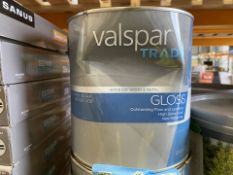 2 X VALSPAR TRADE, INTERIOR WOOD AND METAL GLOSS, BASE C (LOC: R34.1-B798 - 1P)