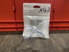 43 X BRAND NEW THIRA BRACKET FOR TRACKS (LOC: R33.2-B709 - 1P)