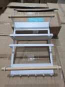 6 X NEW & BOXED OKUNA OUTPOST MAGNETIC SPICE RACK WITH PAPER TOWEL DISPENSER. RRP £24.99 EACH (