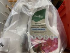 4 X BRAND NEW MAMATERRA NATURAL RHODODENDRON, AZALEA AND CAMELLIA LIQUID PLANT FOOD 1L (LOC: R33.3-