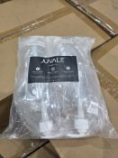 25 X PACKS OF 4 NEW & PACKAGED JUVALE CLEAR PLASTIC REFILLABLE PUMP & BOTTLE DISPENSERS. RRP £14.