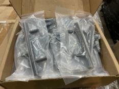 12 X BRAND NEW PACKS OF 25 EURO BAR CABINET OIL RUBBED BRONZE 5.38 INCHES (LOC: 18.16-AA489 - MP)