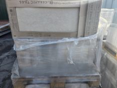 PALLET TO CONTAIN 40 X NEW PACKS OF JOHNSON TILES CERAMIC 600x300MM HUDSON NEW JERSEY ROCKFALL TILES