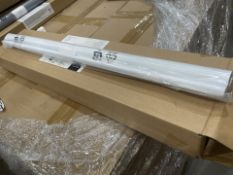 20 X BRAND NEW PREMIUM WHITE COATED THERMAL ROLLER BLINDS 66 X 150CM (LOC: 22.11-AA213 - 2P)