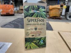 192 X 7TH HEAVEN SUPERFOOD CANNABIS SATIVA PEEL OFF MASKS 10ML (LOC: 22.6-AA417 - 1P)