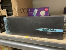 2 X BRAND NEW DONNA BELLA AZURE NANO CERAMIC 45 W STRAIGHTENERS RRP £150 EACH (LOC: S/R-BB1513 -