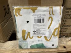 72 X BRAND NEW PACKS OF 3 BLUE PANDA WILD ONE SAFARI BIRTHDAY PARTY PLASTICS TABLE COVERS 54 X 108
