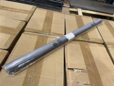 16 X BRAND NEW PREMIUM BLACKOUT ROLLER BLINDS 86 X 150CM BLACK (LOC: 22.9-AA238 - 1P)