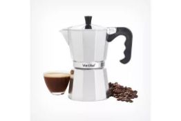 Boxed 6 Cup Espresso Maker-SR5(4.1) (LOC: SR5.4.1-MH360 - SP)