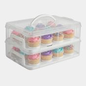 Boxed 24 Cupcake Storage Carrier (LOC: SR3(4.4)-VN721 - 1P)