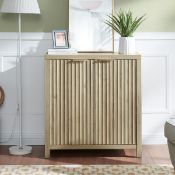 Boxed 78cm Sideboard Sand Oak (LOC: SR6(5.6)-XL444)