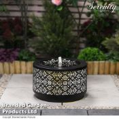 Boxed Gilda Metal Weather Resistant Fountain with Light (LOC: SR6(6.6)-XL456)