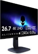 Boxed Alienware 27 Gaming Monitor - AW2725Q, 4K UHD (3840x2160), 240Hz, QD OLED, 0.03ms, NVIDIA G-