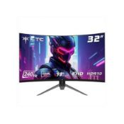Boxed KTC H32S17F 32'' Curved Gaming Monitor, 1920*1080 HVA Panel, 240Hz Refresh Rate (LOC: RS1.4-