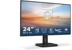 Boxed PHILIPS 24E1N1100A 23.8 inch FHD Monitor 120Hz, IPS Panel, 1ms MPRT, Speakers (LOC: RS1.4-