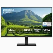 Boxed KOORUI 27 Inch FHD Monitor, Computer Monitor(IPS Panel, 1080P, 75HZ, HDMI+VGA (LOC: RS1.4-