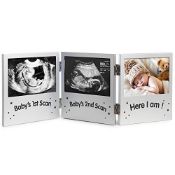 Boxed Baby Scan Photo Frame, Multi-Photo - Silver (LOC: SR3(5.8)-EP157 - SP)