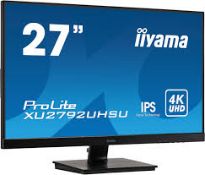 Boxed iiyama Prolite XU2792UHSU-B6 27-Inch IPS UHD 4K USB-C 15W. RRP £299.99. (LOC: SR4L-MO407 -