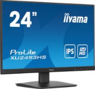 Boxed iiyama XU2493HS-B6 24 inch IPS Slim Bezel, 4ms, Full HD 1920x1080. RRP £209.00. (LOC: SR4L-