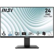 Boxed MSI PRO MP2412 23.8 Inch Full HD Office Monitor - 1920 x 1080 VA Panel, 100 Hz (LOC: SR4L-