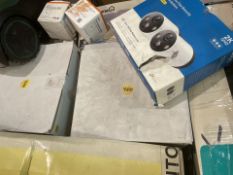 MIXED PALLET FROM MAJOR DIY RETAILER PALLET INCLUDES ALARM KIT,SECURITY CAMER,LIGHTS AND MUCH MUCH