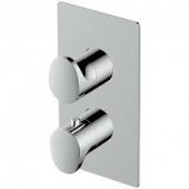 BRAND NEW Vurtu Hertford 2 Way Concealed Thermostatic Shower Valve, 200(h) X 200(w), Chrome,