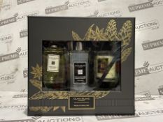 6 X BRAND NEW OLIVIA BLAKE LONDON 3 PIECE CINNAMON BARK AND WHITE GINGER GIFT SETS INCLUDING CANDLE,