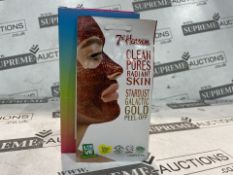 192 X BRAND NEW 7TH HEAVEN CLEAN PORES RADIANT SKIN STARDUST GALACTIC GOLD PEEL OFF MASKS 10ML