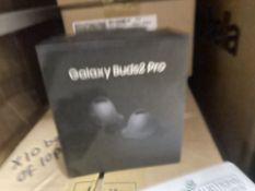 SAMSUNG GALAXY BUDS 2 PRO WIRELESS BLUETOOTH NOISE CANCELLING EARBUDS RRP £129. (LOC: SR-BB6242 -