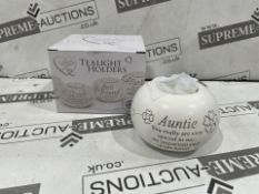 Box to contain 36 x Brand New Said with Sentiment- Various Designs Happy Anniversary/Love you Mum