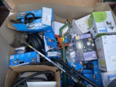 LARGE BOX PALLET TO CONTAIN A QUANTITY OF ASSORTED GOODS FROM A MAJOR DIY SUPPLIER INCLUDING
