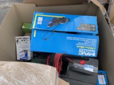LARGE BOX PALLET TO CONTAIN A QUANTITY OF ASSORTED GOODS FROM A MAJOR DIY SUPPLIER INCLUDING BOSCH