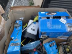 LARGE BOX PALLET TO CONTAIN A QUANTITY OF ASSORTED GOODS FROM A MAJOR DIY SUPPLIER