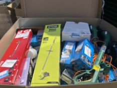 LARGE BOX PALLET TO CONTAIN A QUANTITY OF ASSORTED GOODS FROM A MAJOR DIY SUPPLIER INCLUDING