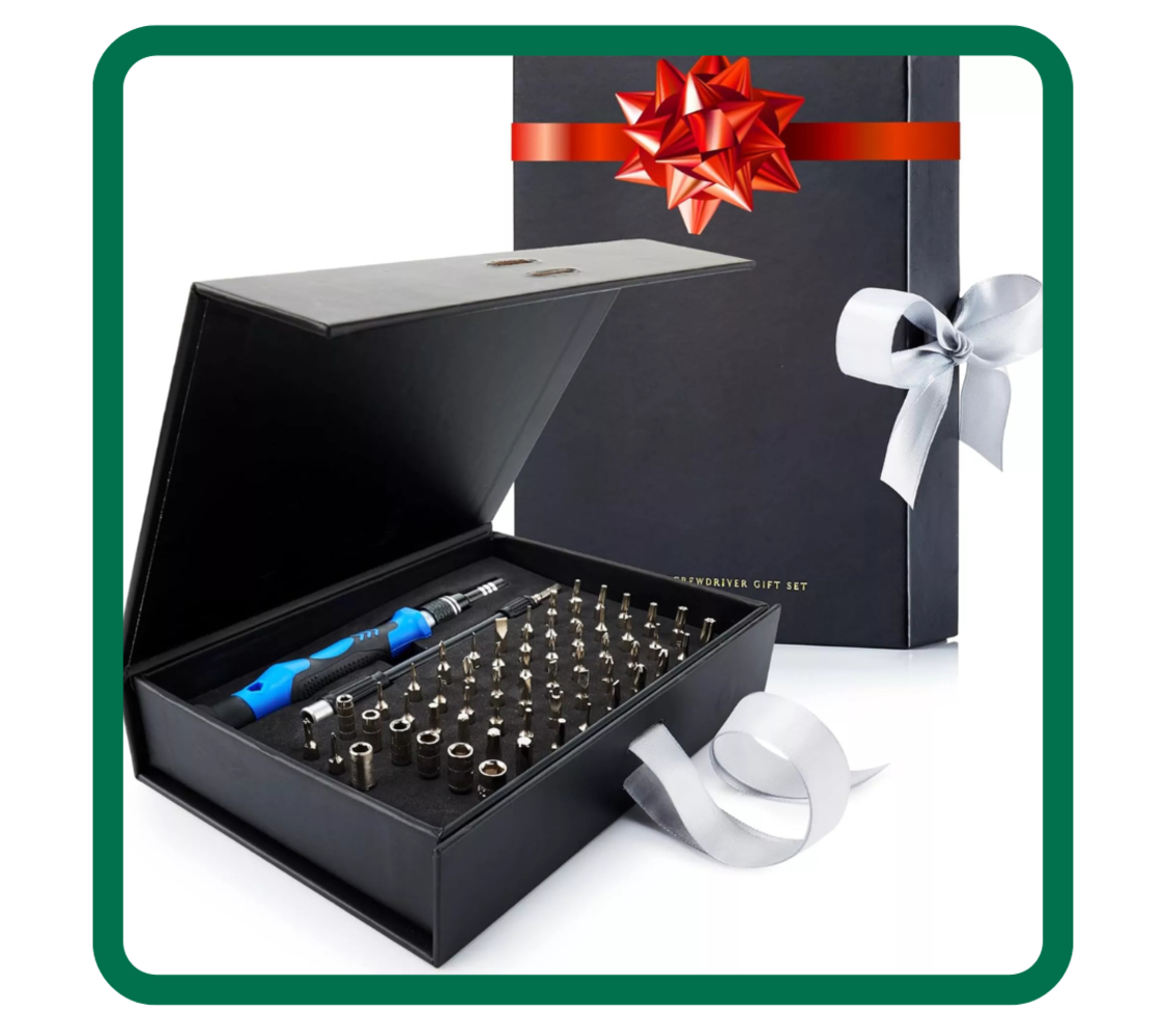 BRAND NEW PREMIUM GIFTWARE 60 IN 1 PRECISION SCREWDRIVER SETS. SOLD IN TRADE AND PALLET LOTS