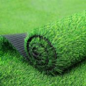 New 25x2m Roll of Premium Artificial Grass. RRP £674.95. (50m2). REALISTIC ARTIFICIAL GRASS: The