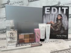 4 X 6 PIECE LOOK FANTASTIC SILVER BEAUTY BOX GIFT SETS INCLUDING REVOLUTION, AVANT, WOW ETC (LOC: