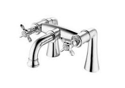 BRAND NEW VURTU Danube Bath Filler, 1/4 Turn, Dual Lever Ceramic Disc, High/ Low Water Pressure,