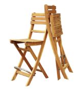 BRAND NEW Sofia Solid Wood Folding Chairs 2 Packs/Set, Hardwax Oiled Espresso 87.8L x 52.8W x 40H (