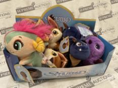 16 X BRAND NEW ASSORTED DISNEY SPELLBOUND PLUSH TOYS IN VARIOUS DESIGNS (LOC: 24.5-aa8305 - 1P)