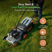 Boxed 132cc Petrol Lawnmower (LOC: R49.21-LT878 - MP)