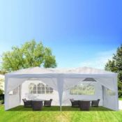 Boxed 3m x 6m Pop Up White Canopy Tent (LOC: SR6.6.6-WO1202 - MP)