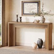 Boxed 140cm Console Table By Blue Elephant Light Oak (LOC: SR6(8.5)-XL208 - MP)