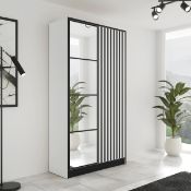 Boxed Wardrobe White. This practical wardrobe is the perfect solution for hallways or bedrooms where