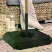 Boxed Outsunny 4PCs Fillable Parasol Base with Steel Cross Base (LOC: R49.4-FP774 - 1P)