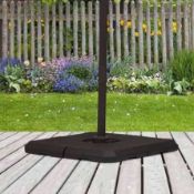 Boxed Outsunny Polyethylene Sand or Water Fillable Parasol Base (LOC: R48.12-FP744 - 1P)