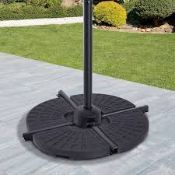 Boxed Outsunny 4 Piece HDPE Portable Umbrella Base (LOC: R49.5-FP786 - 1LP)