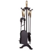 Fireside Companion Set 22" Brass Loop Top (LOC: SR2.3.5-LE484 - SP)