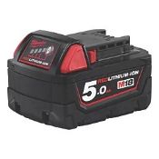 Milwaukee M18 B5 18V 5.0Ah Li-Ion RedLithium Battery (LOC: SR9(1.3)-OP344 - SP)
