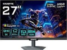 Boxed Gigabyte M27Q3 27" QHD Gaming Monitor - 2560 x 1440, 170Hz, 1ms, 400 cd/m², FreeSync Premium
